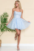 Tulle Skirt Straight Across Short Homecoming Dress AC7013S Sale