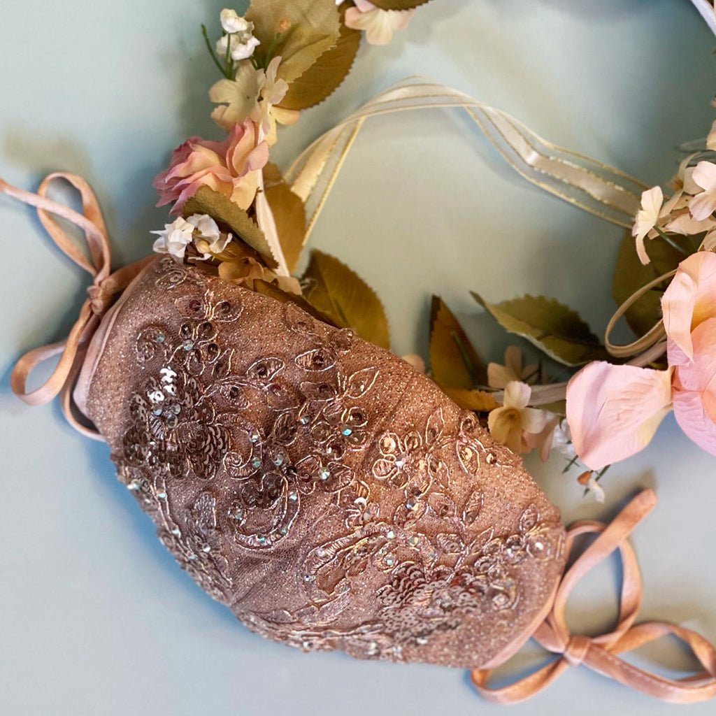 Sweethearted Ruffle Tail w/ Detached Mesh Sleeve Long Quinceanera Dress - Mask Not Included GLGL1912