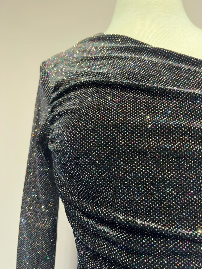 One shoulder fitted dress CDB2311