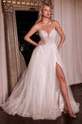 STRAPLESS BRIDAL BALL GOWN CDCD0230W