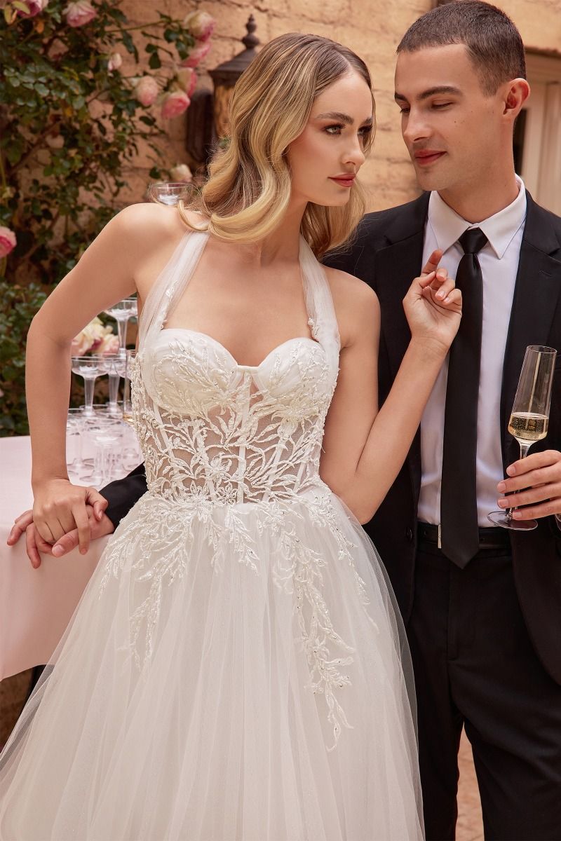 STRAPLESS A-LINE BRIDAL GOWN CDCD827W