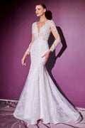 LAYERED LACE MERMAID BRIDAL GOWN CDCD951W