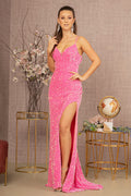 Ruched Cut-out Back Illusion Sweetheart Velvet Mermaid Long Prom Dress GLGL3145