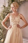LACE FLORAL A - LINE DRESS CDCD0181 - PrimePick