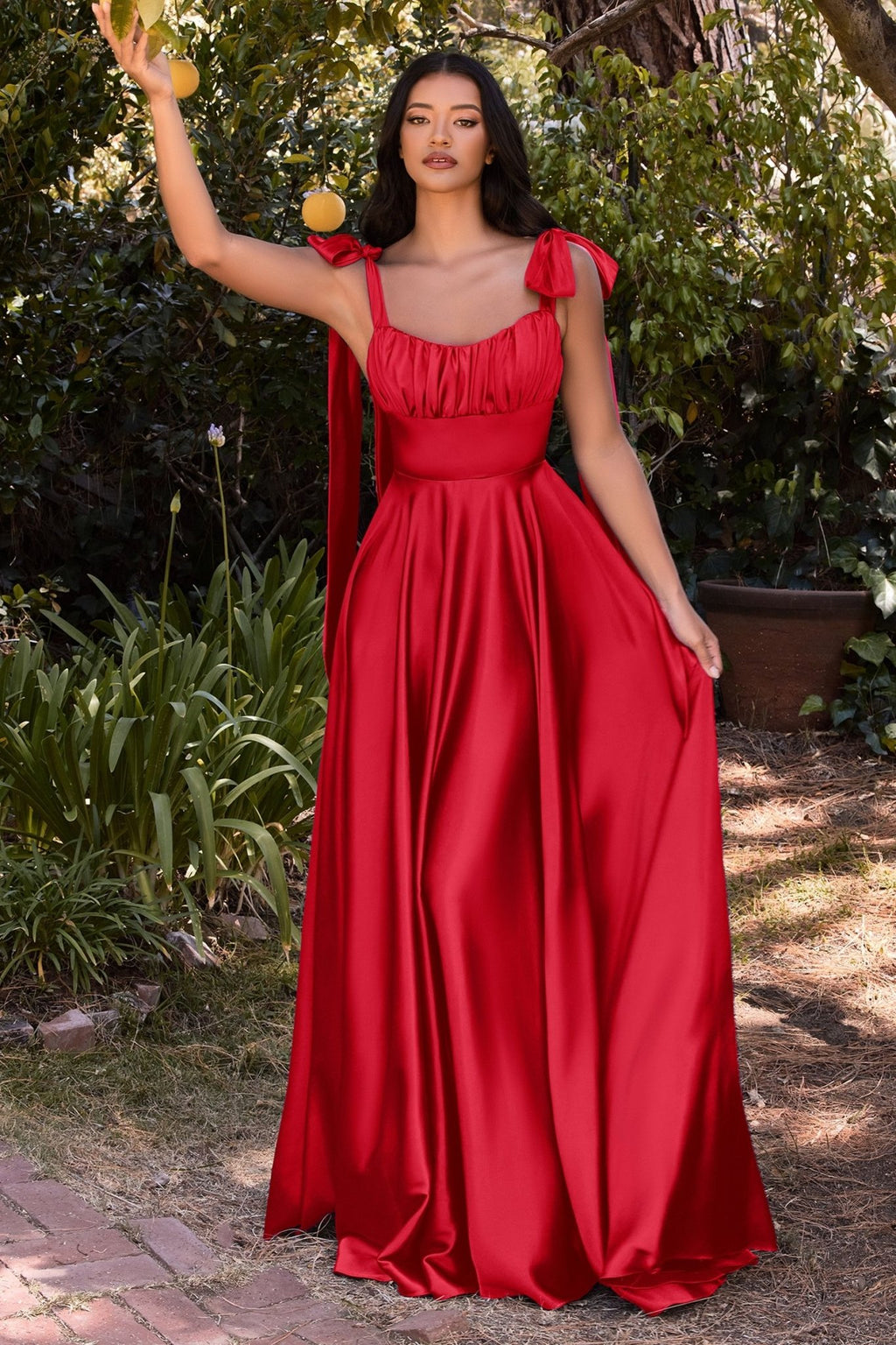 Soft satin A-line CD7490 - PrimePick