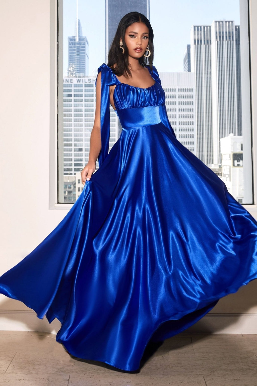 Soft satin A-line CD7490 - PrimePick